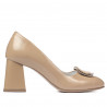 Zapatos elegantes para mujer 1291 charol beige