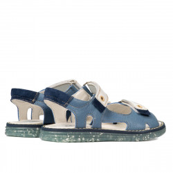 Sandalias para niños 318 azul combinado