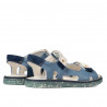 Sandalias para niños 318 azul combinado