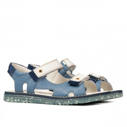 Sandalias para niños 318 azul combinado