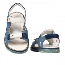 Sandalias para niños 318 azul combinado