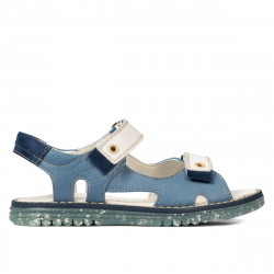 Sandalias para niños 318 azul combinado