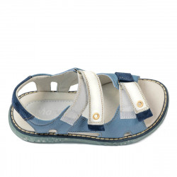 Sandalias para niños 318 azul combinado