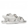 Sandalias para niños pequeños 73c blanco combinado