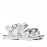 Sandalias para niños pequeños 73c blanco combinado