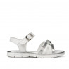 Sandalias para niños pequeños 73c blanco combinado