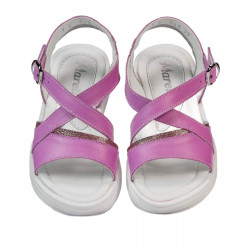 Sandalias infantiles 540 morado combinado