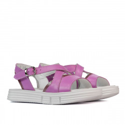 Sandalias infantiles 540 morado combinado