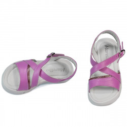 Sandalias infantiles 540 morado combinado