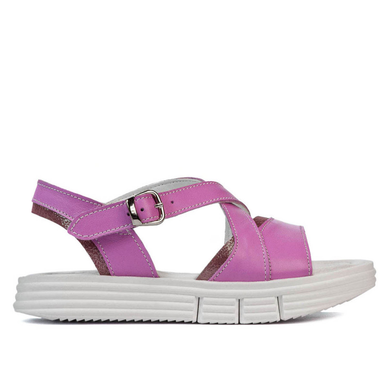 Sandalias infantiles 540 morado combinado