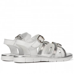 Sandalias para niños 539 blanco combinado
