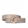 Cinturón de mujer 32m beige