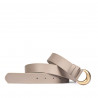 Cinturón de mujer 32m beige