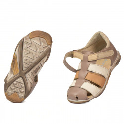 Sandalias para niños pequeños 75c capuchino combinado