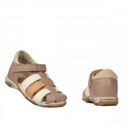 Sandalias para niños pequeños 75c capuchino combinado