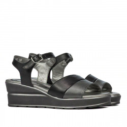 Sandalias de mujer 5087 negro combinado