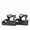 Sandalias de mujer 5087 negro combinado