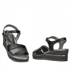 Sandalias de mujer 5087 negro combinado