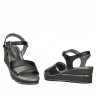 Sandalias de mujer 5087 negro combinado