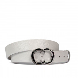 Cinturón de mujer 30m biz blanco