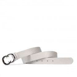 Cinturón de mujer 30m biz blanco