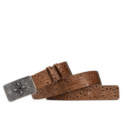 Cinturón unisex 08ld marrón oscuro