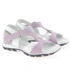 Sandalias para niños pequeños 09c morado+blanco 1