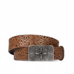 Cinturón unisex 08ld marrón oscuro