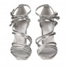 Sandalias de mujer 1287 plateado
