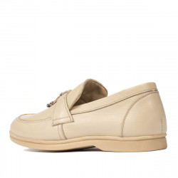 Mocasines de mujer 6054 crema
