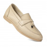 Mocasines de mujer 6054 crema