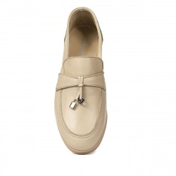 Mocasines de mujer 6054 crema