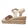 Sandalias de mujer 5087 beige combinado