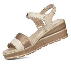 Sandalias de mujer 5087 beige combinado