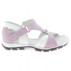 Sandalias para niños pequeños 09c morado+blanco 1