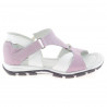 Sandalias para niños pequeños 09c morado+blanco 1