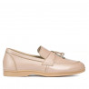 Mocasines de mujer 6054 polvo nacarado