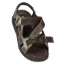 Sandalias hombre 319 a café combinado