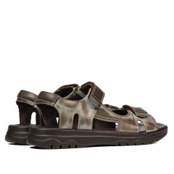 Sandalias hombre 319 a café combinado
