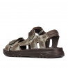Sandalias hombre 319 a café combinado