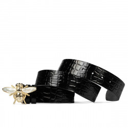 Cinturón mujer 01ld charol negro