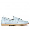 Mocasines de mujer 6054 azul claro