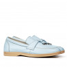 Mocasines de mujer 6054 azul claro