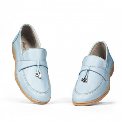 Mocasines de mujer 6054 azul claro
