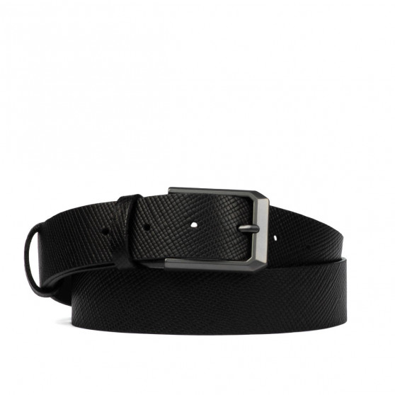 Cinturón hombre 15b negro prensado