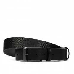 Cinturón hombre 15b negro prensado