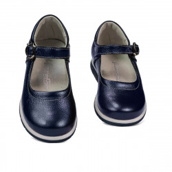Zapatos para niños pequeños 76c índigo nácar