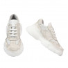 Zapatillas deportivas de mujer 6053 beige camuflaje combinado