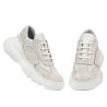 Zapatillas deportivas de mujer 6053 beige camuflaje combinado