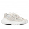 Zapatillas deportivas de mujer 6053 beige camuflaje combinado